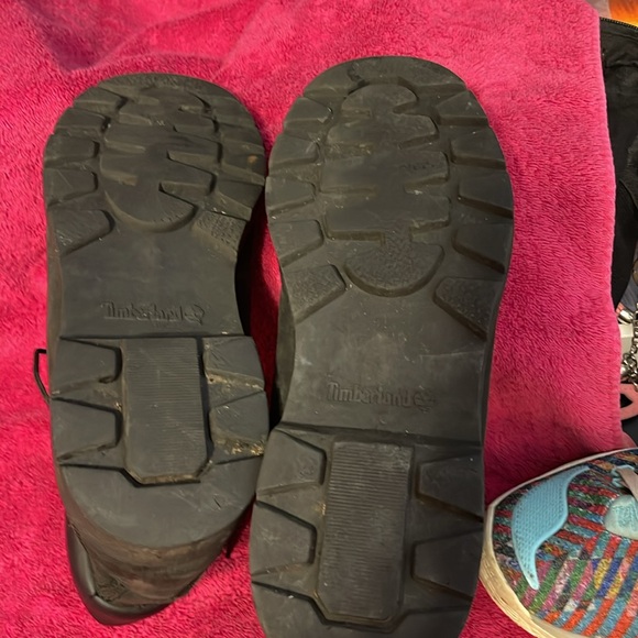 Timberland Black Suede Nubuck 6” Waterproof Boots. Marks on them. See pictures - Picture 2 of 11